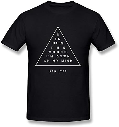Dlaqdgog Men's Bon Iver Gifts Merchandise Redbubble Short Sleeve T-Shirt Shirt