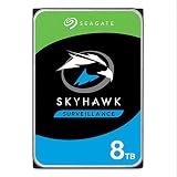 Seagate Skyhawk 8TB Surveillance Internal Hard Drive HDD - 3.5 Inch SATA 6GB/s 256MB Cache for DVR NVR Security Camera System with Drive Health Management - Frustration Free Packaging (T8000VX0022)