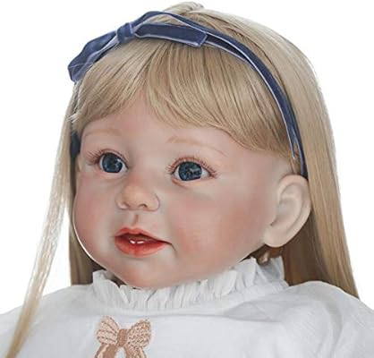 Amazon Com Doll Reborn Toddler Girls Simulation 70 Cm Long Blonde