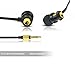 In Ear Earbuds,Tangle Free Clear Bass Sound Headphones Stereo Earphones with Microphone Noise Cancelling 3.5mm Jack Corded Headset for iPhone Samsung Android Mobiles iPad Tablets MP3 Player