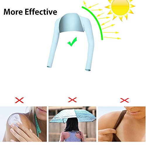 Hairwilly Advanced Cooling Shawl Arm Sleeve Sun Protection Comfortable ...