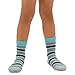 TeeHee Little Boys Cotton Fashion Fun Crew Socks 6 Pair Pack (6-8 Years, Stripe)