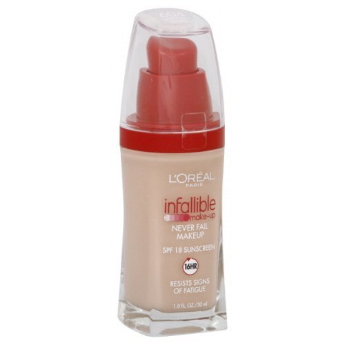 L'Oreal Paris Infallible Advanced Never Fail Makeup, Natural Ivory (2-Pack)