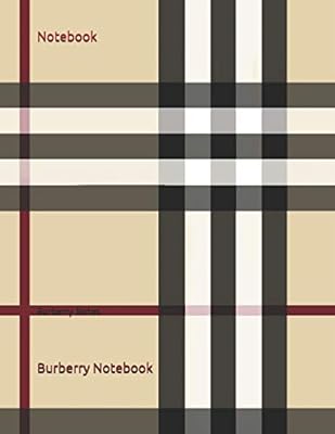 burberry notebook