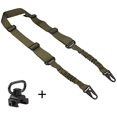 Accmor 1 pcs 2 point rifle sling&1 pcs qd sling swi…