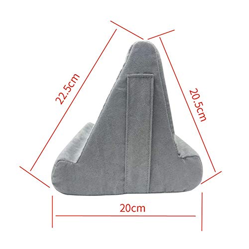 Soft Pillow for iPads, Multi-Angle Pillow Lap Stand,Tablet Computer Stand for eReaders, Smartphones, Books, Magazine