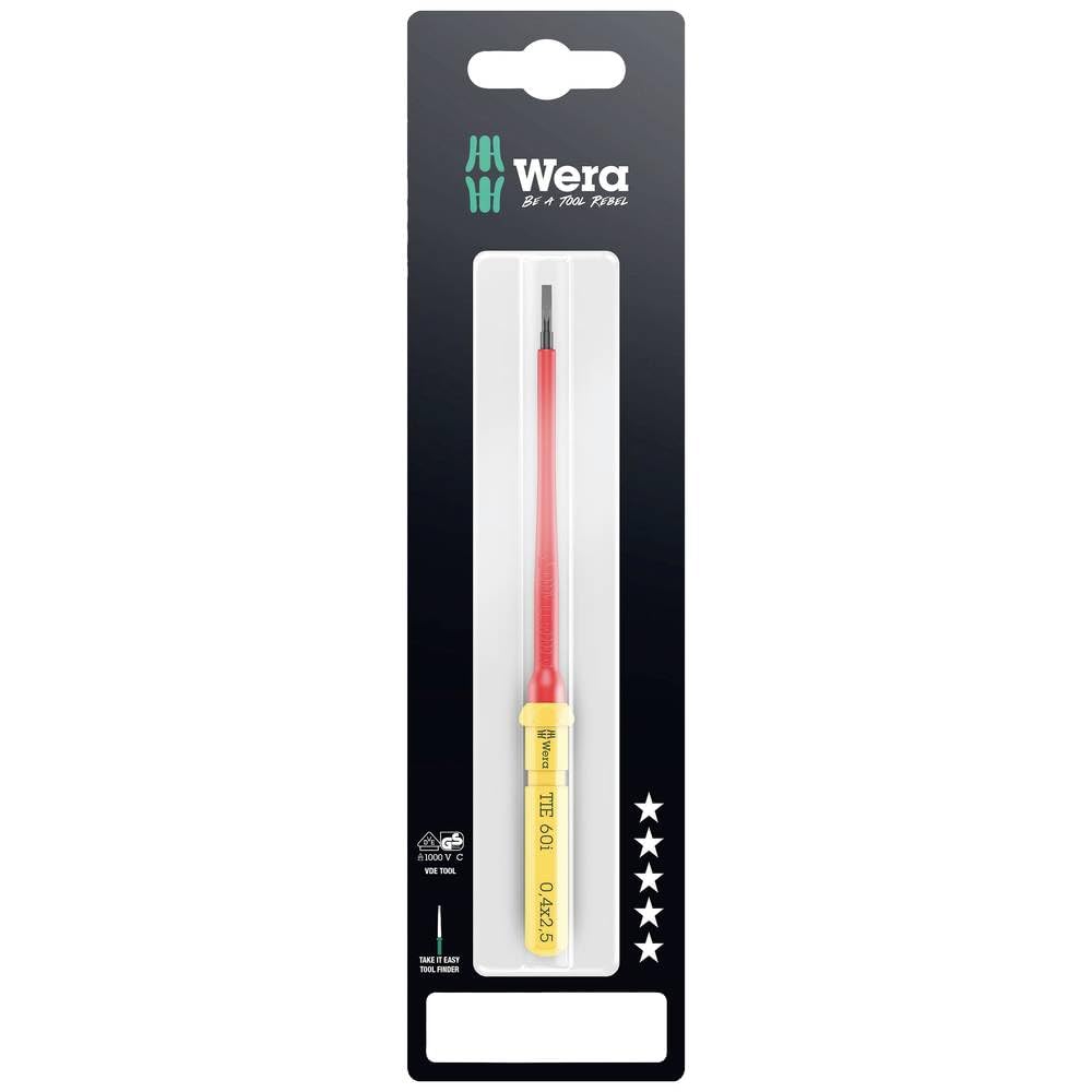 Wera KK VDE 60 I 0,4 X 2,5 X 157 MM TIE SB