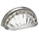 Cosmas Hardware | Cosmas 6393SN-C Satin Nickel With Clear Glass Cabinet - View #8