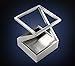 ArtsOnDesk Modern Art Pen and Pencil Holder St203 Stainless Steel Silver color Patented High-end Deck Accessory Desktop Pen Case Cup Tray Stand Office Organizer Christmas Valentines Gift.