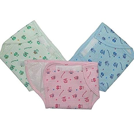 Tiny Care Easy wear Baby Nappi-Diaper Panty - M (Pack of 3)