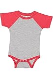 RABBIT SKINS, Baby Short Sleeve Raglan Baseball