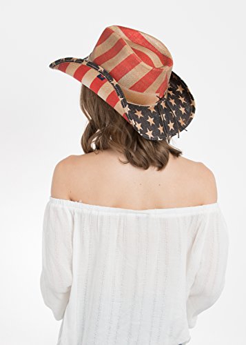 Peter Grimm Justice Drifter Hat - Antiqued American Flag
