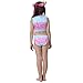 3PCS Mermaid Tail for Girls Swimsuit Swimming Tropical Bikini Christams Pool Party Swimsuit