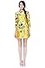 Tuliplazza Women's Crane Embroidery A-Line Tunic Cocktail Party Prom Short Dress