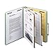 Smead Pressboard Classification File Folder with SafeSHIELD Fasteners, 2 Dividers, 2