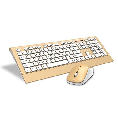 Lapcare LBS999 Smartoo L999 Wireless Keyboard and Mouse Combo (Gold)