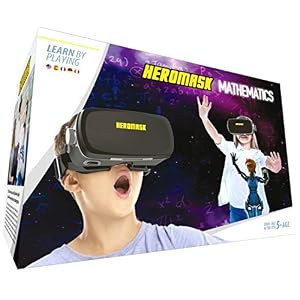 VR Headset + Math Games [Multiplication Subtraction etc] Virtual Games: Gift for Boys & Girls. Cool Educational Toys for…