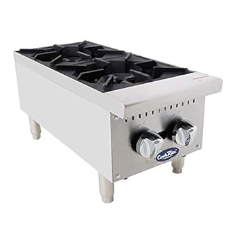 Amazon Com Atosa Us Two Burner Commercial Hot Plate Countertop