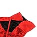 Ofocam Unisex Adult Halloween Cape Cloak Vampire Magician, Black&red, Size 55