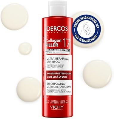 Dercos Shampooing Ultra-Réparateur Collagen 17 Anti-Casse 200ml