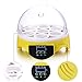 Mini 7 Egg Hatcher Incubator with Temperature Control, Digital Poultry General Purpose Incubators for Chickens Ducks Birds
