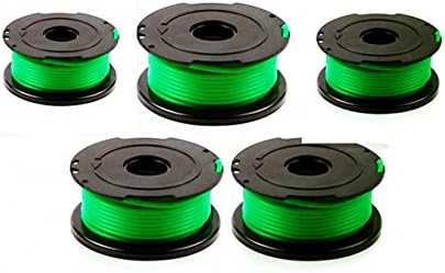 Replacement Trimmer Spool Line for Black+Decker, Compatible with SF-080 Auto Feed Spool Single Line Trimmer,5-Pack, Made in The USA