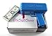 The Cash Cannon Make It Rain Money Dispenser - Chrome Blue - Novelty Item