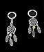 yueton Pack of 4 Handmade Dream Catcher Key Ring Key Chain Charm for Bag Hanging Ornament