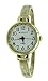 Women's Classic Dainty Easy Read Gold Tone Bangle cuff Watch