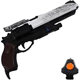 15.5 Inch Foam Hand Cannon Prop - Red Cosplay Pistol For Costumes & Collections