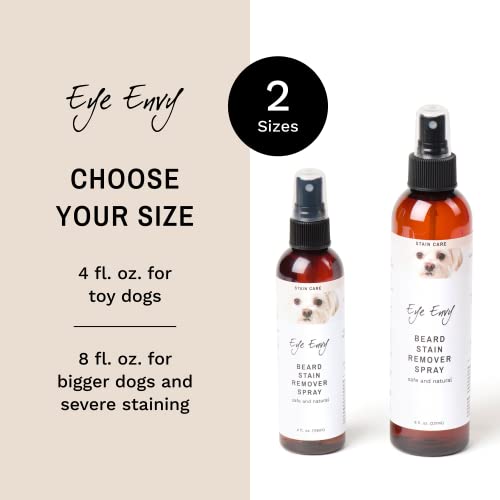 Eye Envy Beard Stain Remover Spray for Dogs/Cats100 Natural and Safe