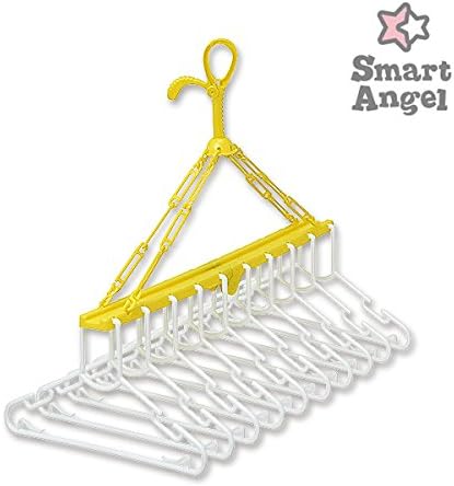 Amazon Co Jp 西松屋 Smartangel キッズ10連ハンガー イエロー ホーム キッチン