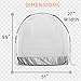 Crib Tent by Pro Baby Safety - Crib Topper Net with Viewing Window – See Through Soft Silky Mesh - Zippered Safety Top for Mosquito Bites and Falling Protection for Infant
