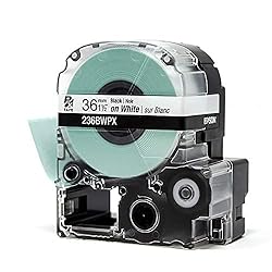 Epson LABELWORKS 236BWPX PET (Polyester) Tape