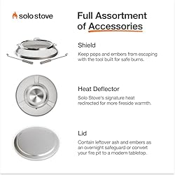 Solo Stove Bonfire 2.0 with Stand, 19.5 Inch
