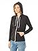 Alternative Women's Adrian Fleece Zip Hoodie, Eco True Black, Medium
