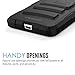 Lumia 650 Case - MoKo [Heavy Duty] Full Body Rugged Holster Cover with Swivel Belt Clip - Dual Layer Shock Resistant Microsoft Lumia 650 5.0 Inch 2016 Smartphone Case, Black