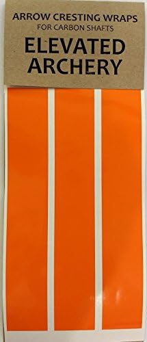 Elevated Archery Arrow Cresting Wraps for Carbon Shafts Pack of 24