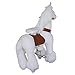 PonyCycle Ride on Toys Kids Riding Horse Ride-on Rocking Horse Pony Cycle for Toddlers Walking Animal Unicorn Toys Birthday Gifts Black Horse Size 4 for Age 4-8 Ux426