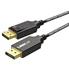 LINKUP – 34AWG Ultra Mince Flexible Câble DisplayPort DP8K (Certifié VESA) HBR3 DSC 1.2a HDCP2.3 3D | 8K@60Hz 4K@144Hz…