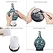 Essential Oil Diffuser 100ml Art Glass Vase Aromatherapy Fragrance Ultrasonic Cold Mist Humidifier 7 Color Lamp and Auto Shut-Off 4 time Setting for home Office Bedroom Baby Study Yoga (Art Vase-1)