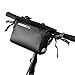 OUTON 2 in 1 Waterproof Bicycle Handlebar Bag & Shoulder Bag, Adjustable 2.5L-3L, Cycling Bike MTB Quick-Release Front Basket Frame Pouch PVC Tube Bag Roll Top Front Pannier Bag