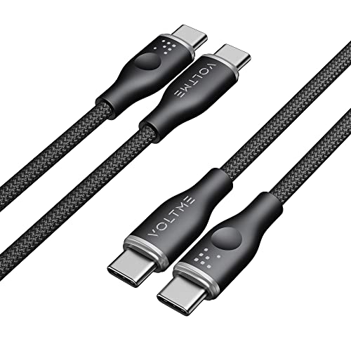 VOLTME Lot de 2 Câble USB C vers USB C PD 60W Nylon Tressé... en promo sur Amazon