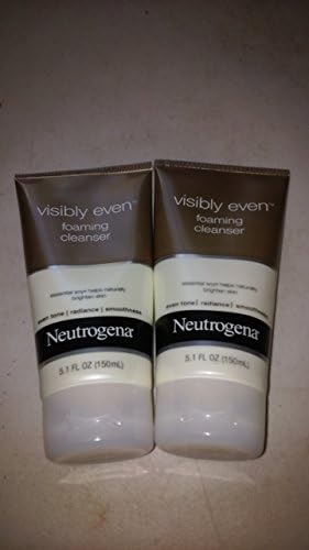 (PACK OF 2) NEUTROGENA VISIBLY EVEN FOAMING CLEANSER 5.1 OZ (PACK OF 2)