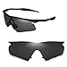 Walleva Black Polarized Replacement Lenses for Oakley M Frame Hybrid Sunglasses
