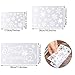 6 Pieces Christmas Stencils Templates Christmas Drawing Templates Hollow Out Painting Stencils with Snowflakes Happy New Year Merry Christmas Happy Holiday Let it Snow Pattern for DIY Craft