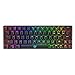 DIERYA Mechanical Gaming Keyboard 60% True RGB Backlit Bluetooth 4.0 Wired/Wireless LED Computer Keyboard for Multi-Device iPhone Android Mobile PC Laptop – Cherry MX Black Equivalent Switch (DK-63)thumb 4