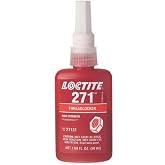 Loctite 88441 271 Threadlockers, High Strength, 250 mL, 1 in Thread, Red | 1 in Thread