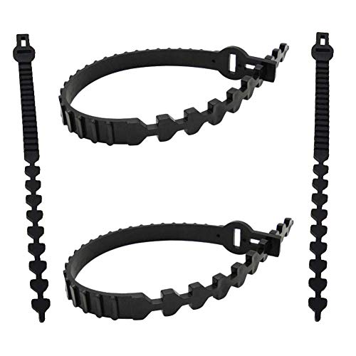 4Pcs Adjustable Tree Ties Strap Heavy Dust Soft Rubber Shrub Plant