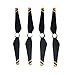 BTG 9450S Quick Release Carbon Fiber Reinforced Propellers for DJI Phantom 4, Phantom 4 PRO, Phantom 4 PRO+ Plus, Phantom 4 Advanced, Advanced+ Quadcopter (1SET*White Strip+1SET*Yellow Strip)